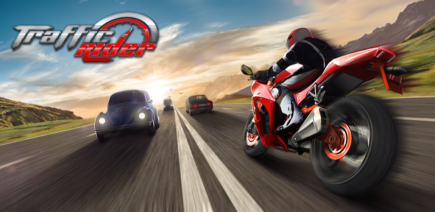 Background Traffic Rider مهكرة 