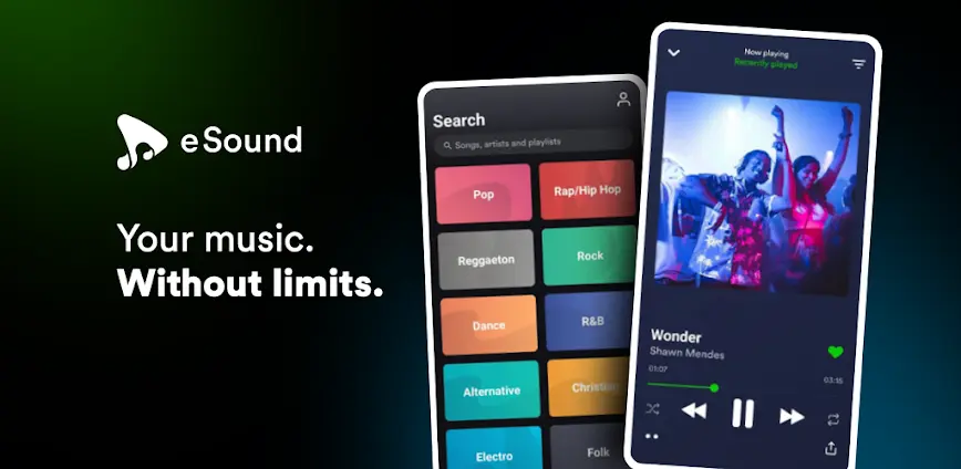 تنزيل eSound Premium APK مهكر للاندرويد وللايفون
