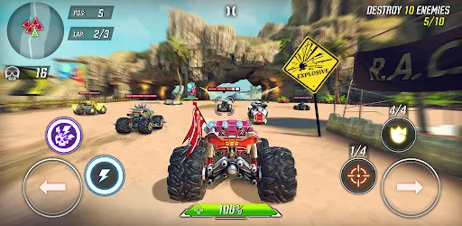 تحميل لعبة RACE: Rocket Arena Car Extreme مهكرة apk للاندرويد