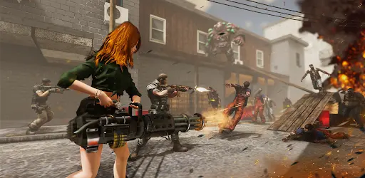 تحميل لعبة زومبي Zombie Fire 3D: Offline Game مهكرة بدون نت للاندرويد