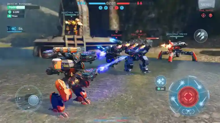تحميل لعبة War Robots مهكرة 2026 للاندرويد screenshot 1