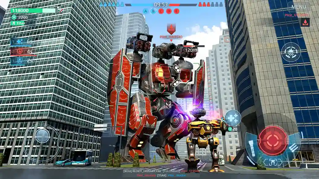 تحميل لعبة War Robots مهكرة 2026 للاندرويد screenshot 2