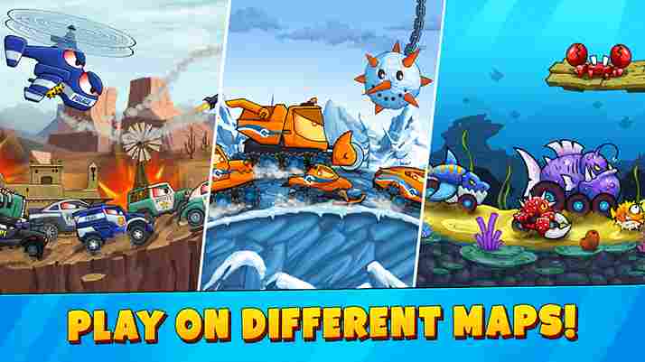 تحميل لعبة Car Eats Car 3 مهكرة 2026 للاندرويد screenshot 4