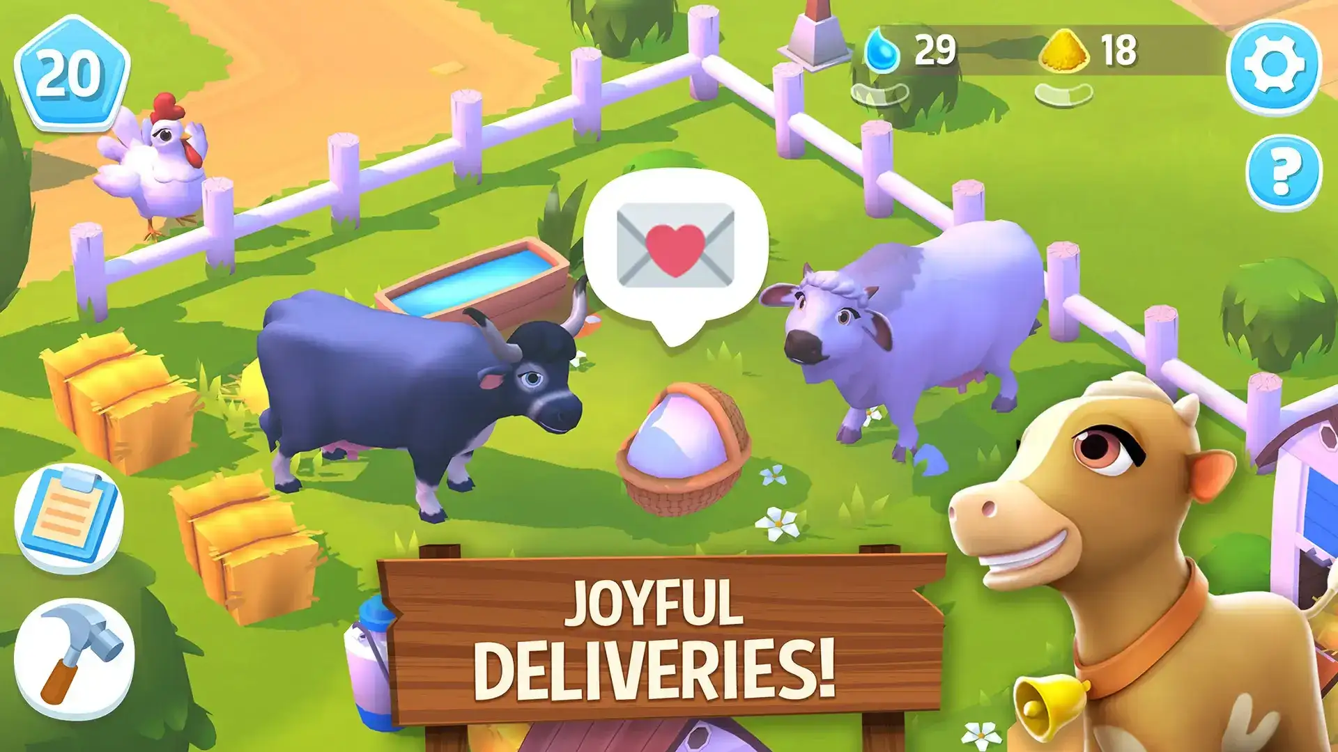 تحميل حيوانات المزرعة FarmVille 3 مهكرة 2027 للاندرويد screenshot 1