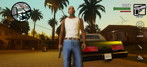 تحميل لعبة Gta San andreas Definitive Edition المحسنة للاندرويد مجانًا Apk screenshot 1