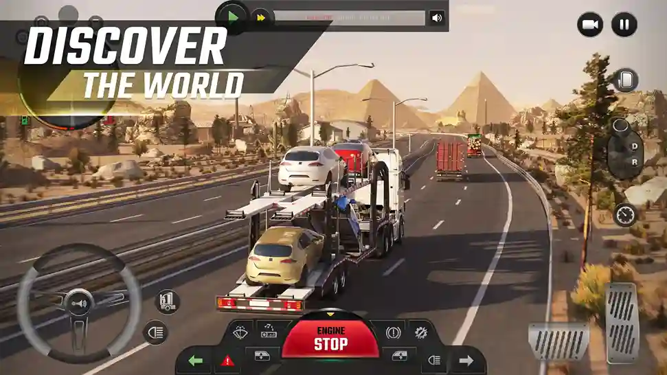 تحميل لعبة محاكي الشاحنات الدولية Truck Simulator World للاندرويد screenshot 3