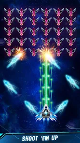 تحميل لعبة Space Shooter مهكرة 2026 للاندرويد screenshot 1