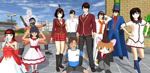 تنزيل ساكورا سكول مهكرة SAKURA School Simulator النسخة الصينية apk